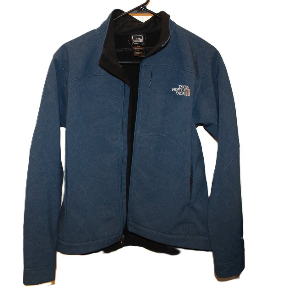 THE NORTHFACE BIONIC SOFTSHELL PAISLEY APEX JACKET, WOMENS SIZE MEDIUM, EUC